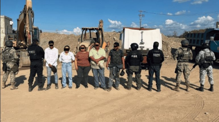 Clausuran predio en Teapa donde extraían materiales pétreos sin autorización ambiental
