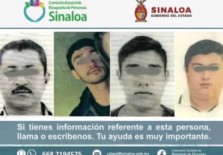 Hallan sin vida a 4 integrantes de una familia que eran buscados en Sinaloa Hallan sin vida a 4 integrantes de una familia que eran buscados en Sinaloa