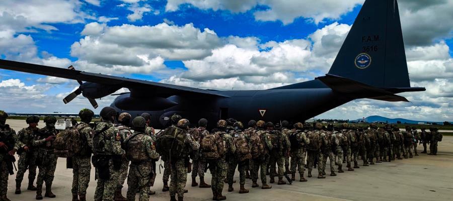Refuerzan estrategias de seguridad en Sinaloa con más elementos del Ejército Mexicano