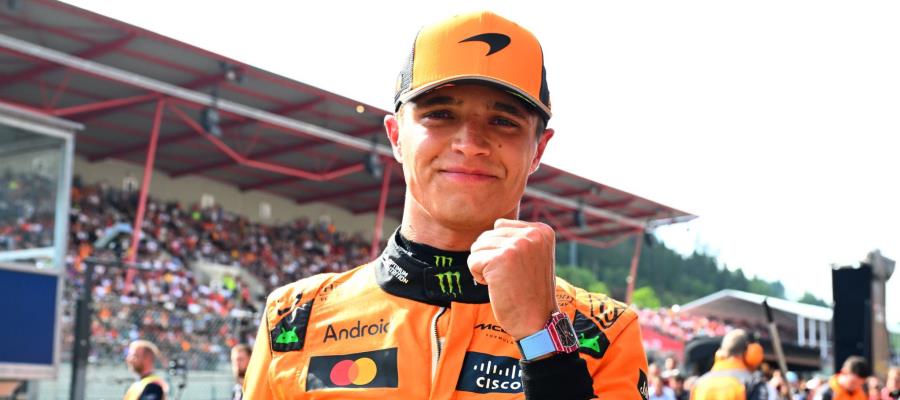 Lando Norris gana la pole position del Gran Premio de Bélgica Lando Norris gana la pole position del Gran Premio de Bélgica