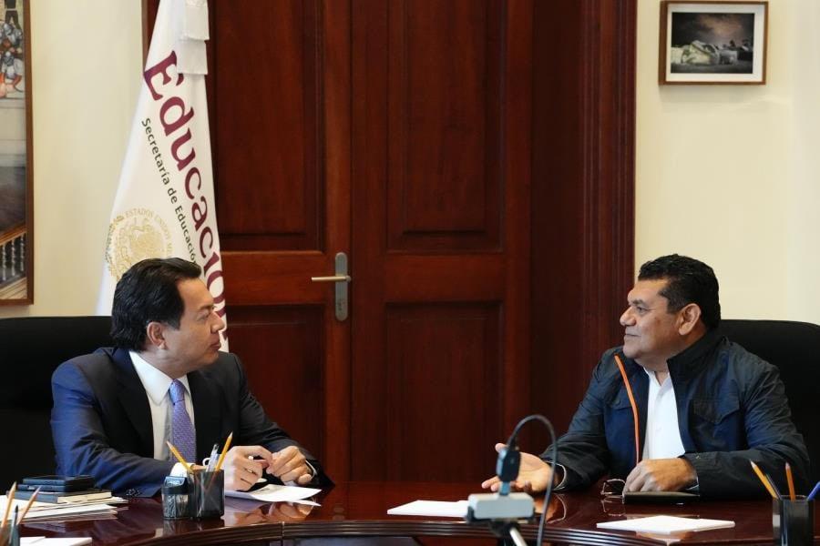 Afinan detalles de preparatoria en Pomoca; se reúnen Delgado y May en la SEP Afinan detalles de preparatoria en Pomoca; se reúnen Delgado y May en la SEP