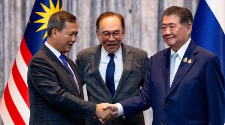 Acuerdan Tailandia y Camboya alto al fuego "inmediato e incondicional" tras enfrentamiento en frontera