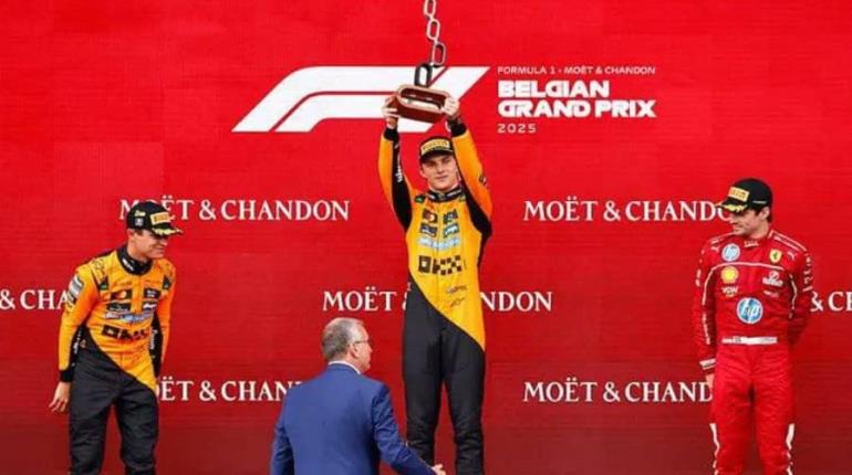 Piastri gana el GP de Bélgica y sigue líder del campeonato de pilotos