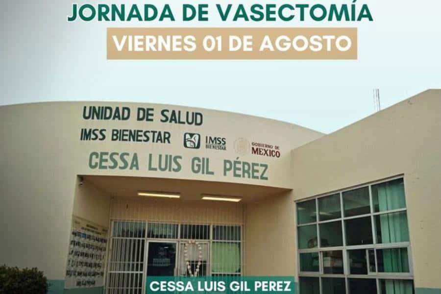 Anuncian jornada de vasectomía sin bisturí en Luis Gil Pérez, este 01 de agosto Anuncian jornada de vasectomía sin bisturí en Luis Gil Pérez, este 01 de agosto