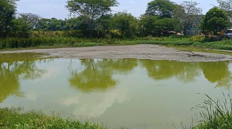 Responsabilizan a pipas de constructoras de secar laguna de ´El Sacrificio´, en Gaviotas