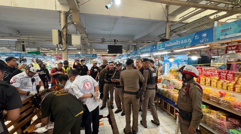 Tiroteo masivo en mercado de Bangkok deja 6 muertos