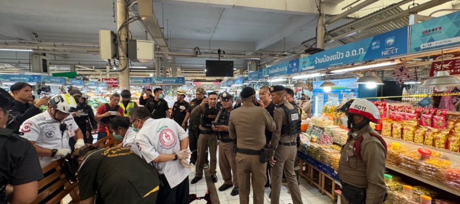 Tiroteo masivo en mercado de Bangkok deja 6 muertos Tiroteo masivo en mercado de Bangkok deja 6 muertos