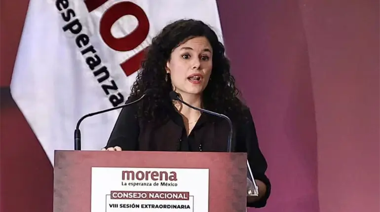 A vivir en la "justa medianía", exhorta Luisa Alcalde a morenistas tras viajes al extranjero 