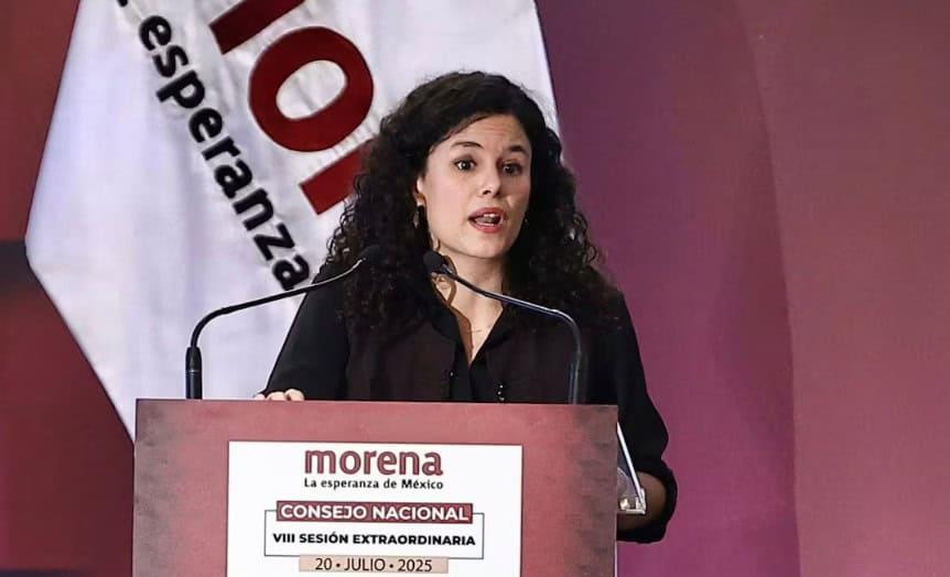 A vivir en la "justa medianía", exhorta Luisa Alcalde a morenistas tras viajes al extranjero A vivir en la "justa medianía", exhorta Luisa Alcalde a morenistas tras viajes al extranjero
