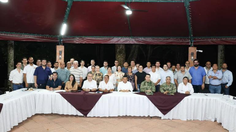 May aborda con restauranteros temas de seguridad y proyecto ´Villahermosa 2030´