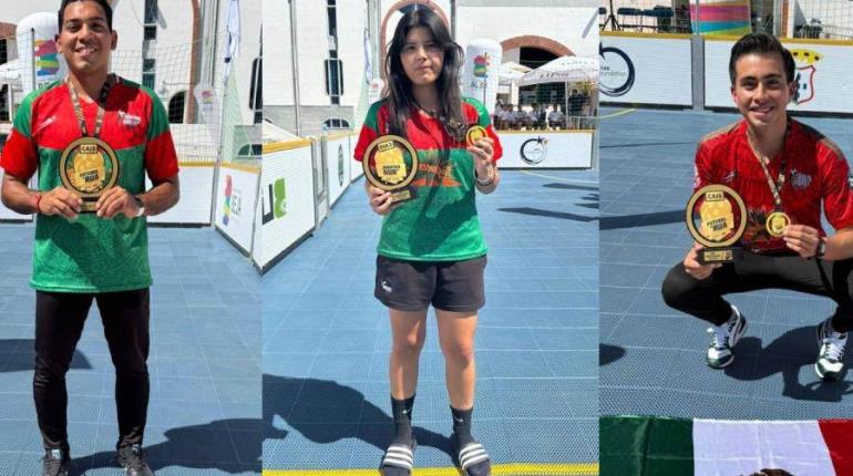 Tabasqueños campeones con la selección mexicana de Street Soccer en Portugal