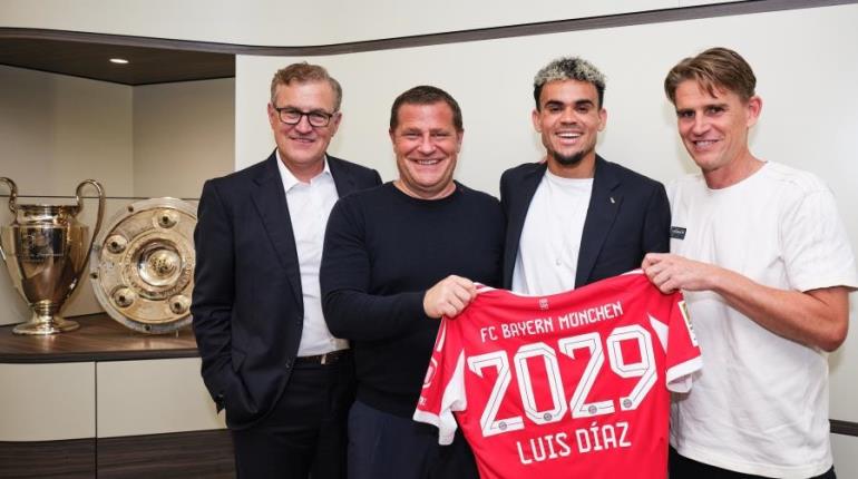 Luis Díaz llega al Bayern Múnich tras su paso por el Liverpool