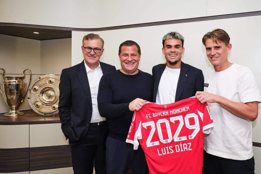 Luis Díaz llega al Bayern Múnich tras su paso por el Liverpool Luis Díaz llega al Bayern Múnich tras su paso por el Liverpool