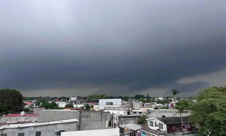 Estima Conagua lluvias ligeras y ambiente fresco en Tabasco este sábado