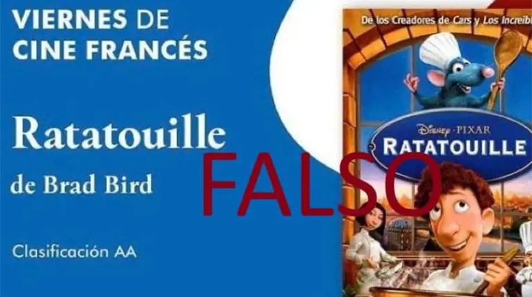 Se deslinda Cultura Tabasco de anuncio proyección de ´Ratatouille´ en la Sala de Arte Antonio Ocampo Ramírez