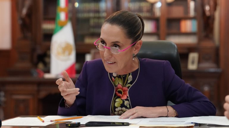 Acuerdan Sheinbaum y Trump posponer aplicación de aranceles a México