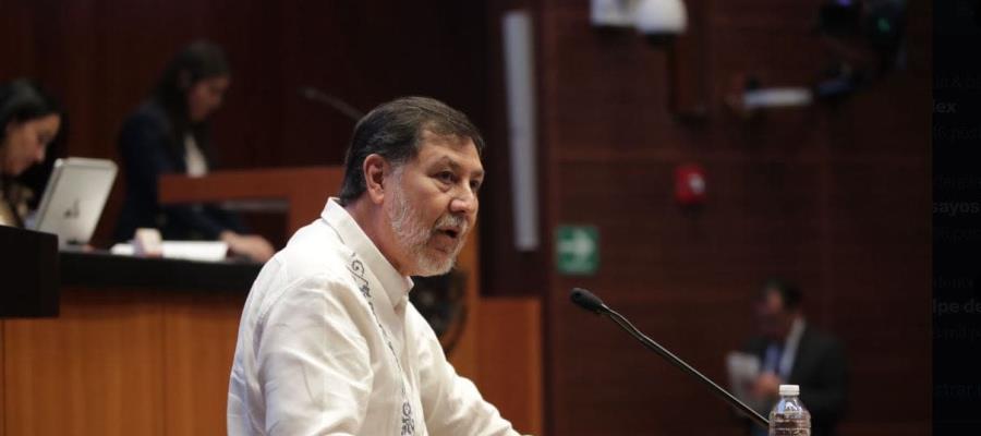 Acusa Noroña a la oposición de evitar el debate sobre caso Requena en el Senado Acusa Noroña a la oposición de evitar el debate sobre caso Requena en el Senado