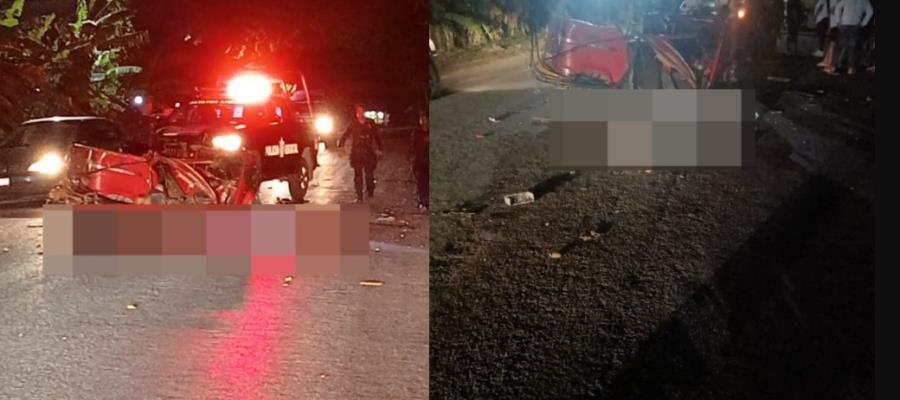 Un muerto y dos heridos, deja choque de un pochimovil contra un coche en Corregidora segunda de Centro Un muerto y dos heridos, deja choque de un pochimovil contra un coche en Corregidora segunda de Centro