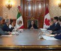 "Fortalecemos la relación entre nuestros países": Sheinbaum recibe a ministros canadienses en Palacio Nacional