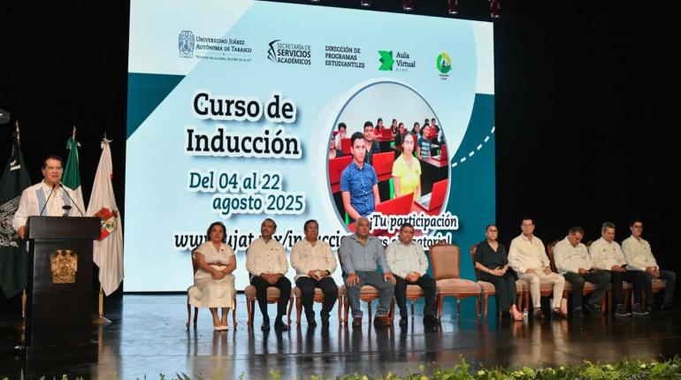 Inician más de 6 mil estudiantes cursos de inducción en la UJAT; los convocan a respetar Código de Ética