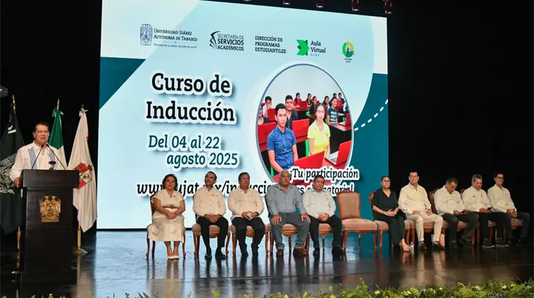 Inician más de 6 mil estudiantes cursos de inducción en la UJAT; los convocan a respetar Código de Ética