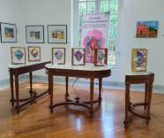 Niñas artistas montan exposición ´Corazón Tacotalpense´ en el Centro Cultural Quinta Grijalva