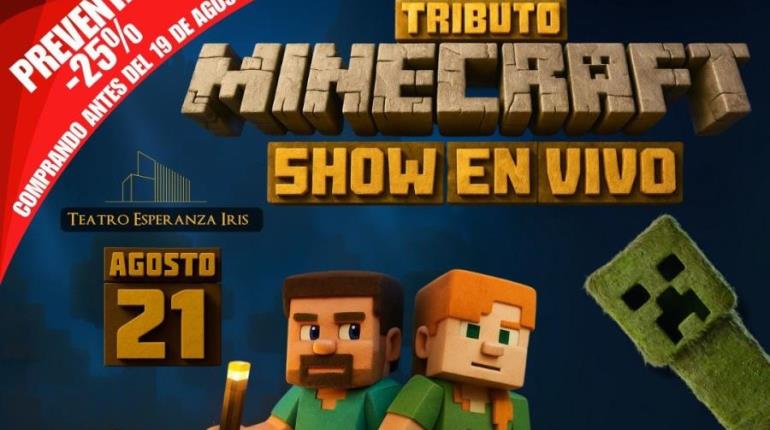 Minecraft llega a Villahermosa este 21 de agosto