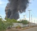 Se registra incendio en la Refinería Antonio Dovalí Jaime en Oaxaca