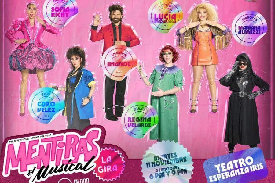 ¡Listo el elenco de Mentiras, el musical!  Imanol protagonizará la obra en Villahermosa