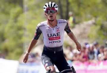 Isaac del Toro llega en lugar 37 en la segunda etapa de la Vuelta a Burgos