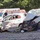 Seis muertos y dos lesionadas deja choque entre un tren y tres vehículos en Guanajuato