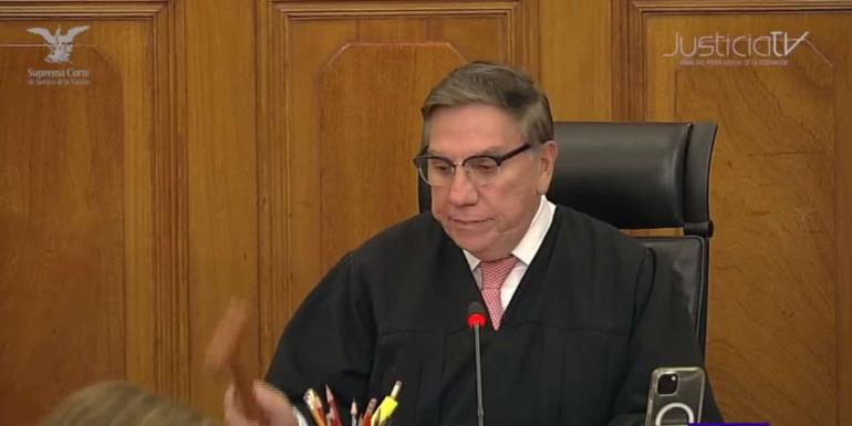 Se le quiebra la voz al ministro Laynez Potisek en última sesión de la Segunda Sala de la Corte