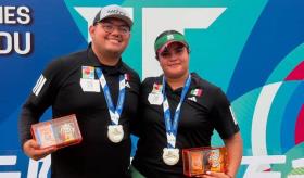 México consigue su primera plata en equipo mixto de tiro con arco en los Juegos Mundiales 2025