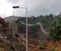 Se derrumba construcción de unidad deportiva en Pantepec, Chiapas