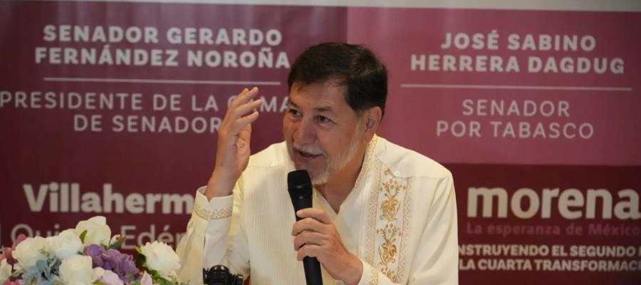Critica Noroña a Madrazo y Andrade por creerse "demócratas" Critica Noroña a Madrazo y Andrade por creerse "demócratas"