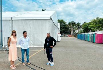 Gobierno instala campamento en Tapachula para atender a mexicanos deportados
