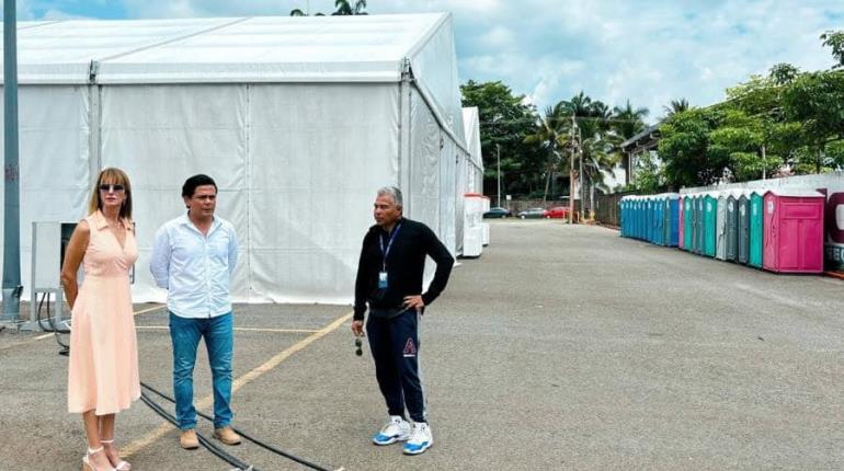 Gobierno instala campamento en Tapachula para atender a mexicanos deportados