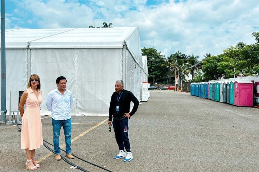 Gobierno instala campamento en Tapachula para atender a mexicanos deportados