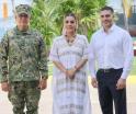 Tras relevos en seguridad en Guerrero, se reúnen Evelyn Salgado, Harfuch y secretario de Marina