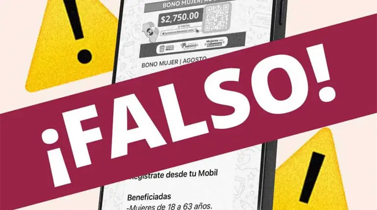 Alerta Bienestar por fraude a mujeres con falso ´bono´ ofertado en redes