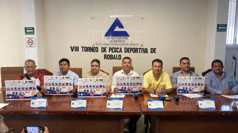 Se presenta el VIII Torneo de Pesca Deportiva de Robalo; será del 15 al 17 de agosto en Villahermosa