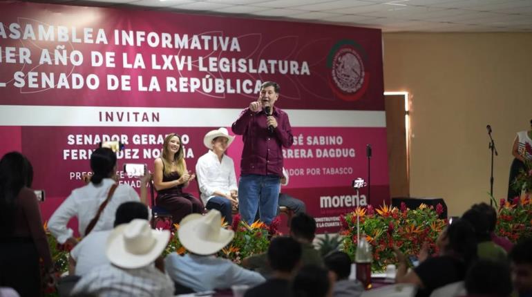 Se mofa Noroña del Colegio de Notarios ante presunta solicitud para quitarle FIAT notarial a Adán Augusto