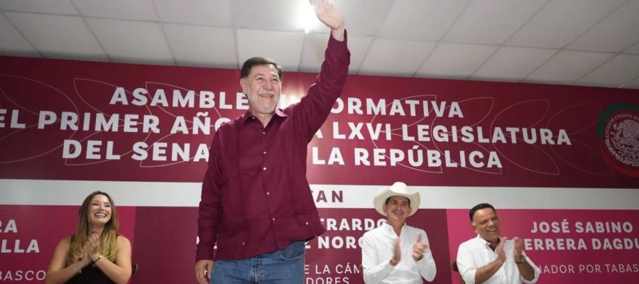 May está haciendo un esfuerzo por mejorar la seguridad en Tabasco: Noroña