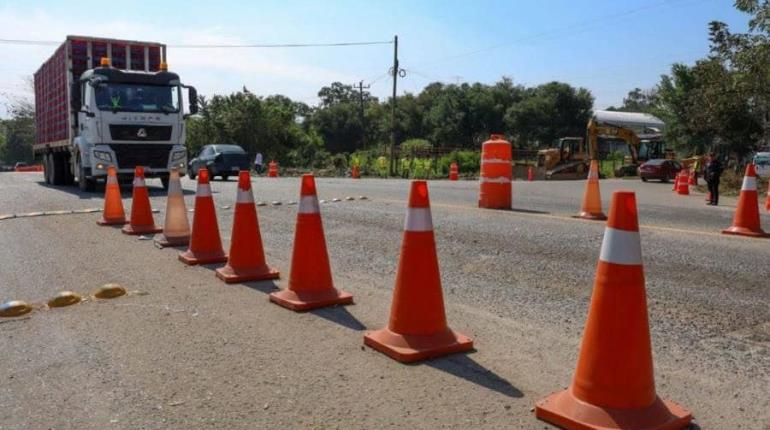 Anuncia SICT desvío parcial en la Villahermosa-Escárcega por obras en la vía