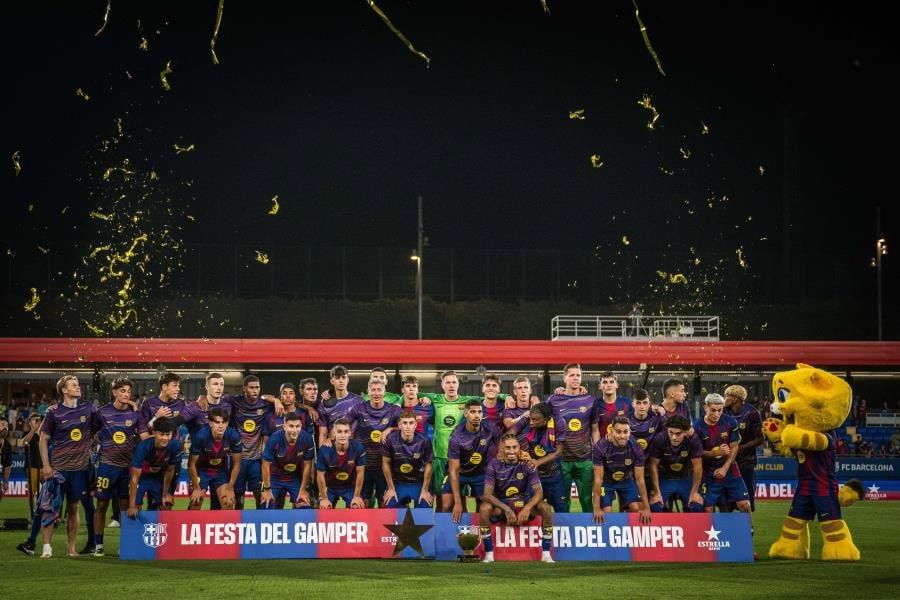 Con dobletes de Yamal y Fermín, Barcelona golea al Como en el Joan Gamper