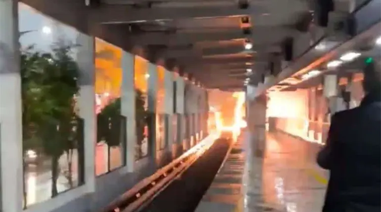 Reportan explosión en estación San Antonio Abad de la Línea 2 del Metro de la CDMX