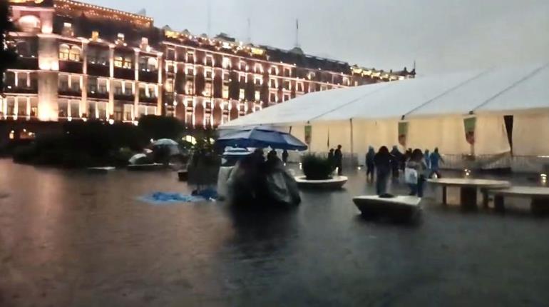 Lluvias provocan caos en CDMX y ´sumergen´ al Centro Histórico