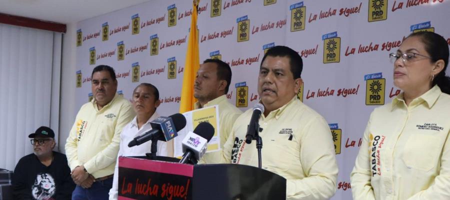 Acusa PRD amenazas contra regidores por denunciar irregularidades en Jonuta; amaga con plantón