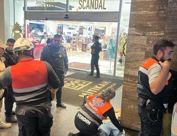 Se desploma elevador en Plaza Mítikah en la CDMX; hay 2 lesionados