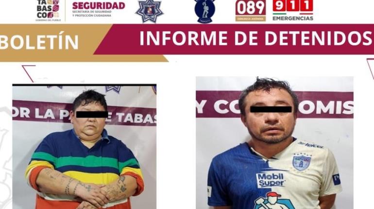 Los detienen con drogas y armas en Centro